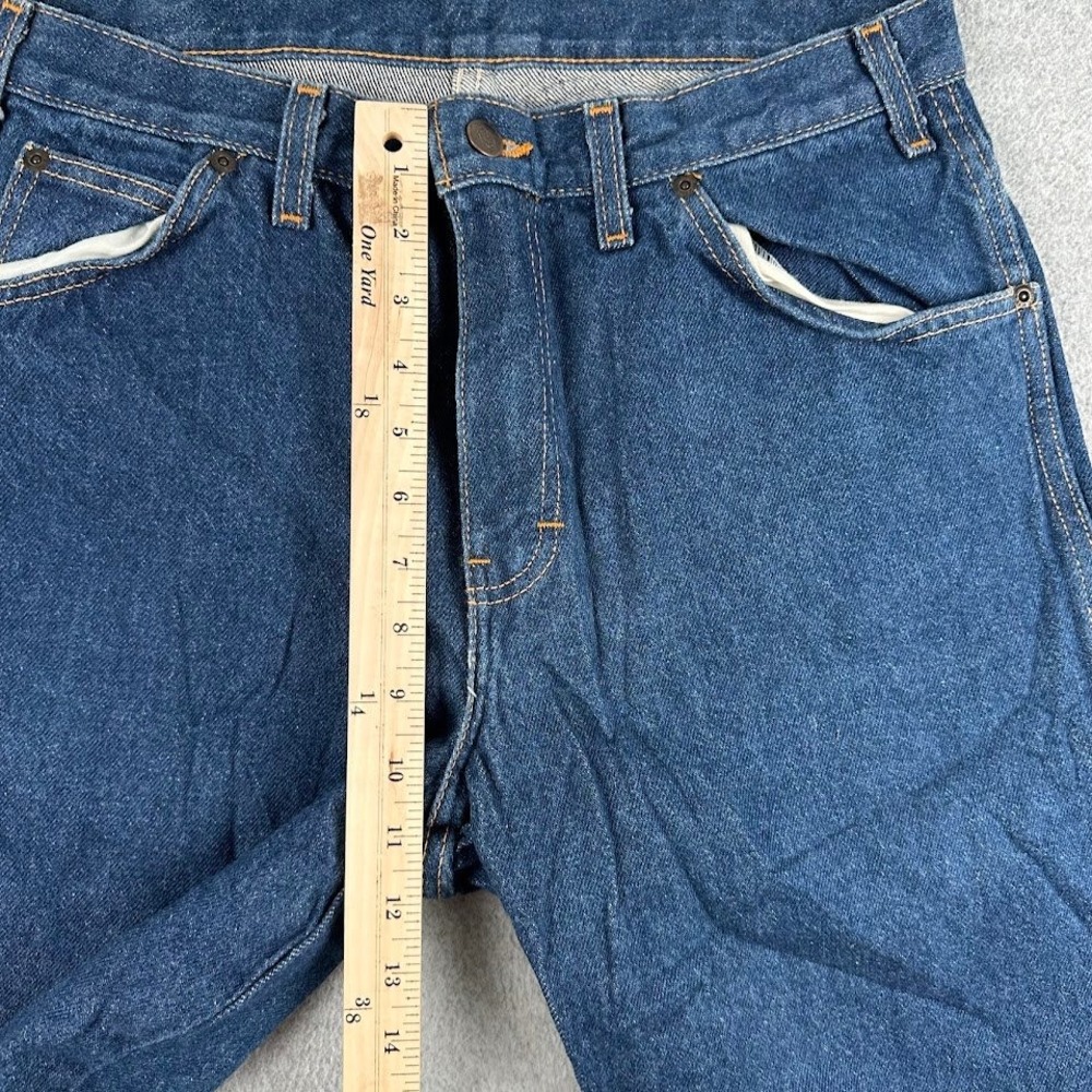 Dickies Mens Relaxed Fit Straight Leg Jeans Dark Wash Blue Size 33x32 Cowboy - Picture 6 of 8